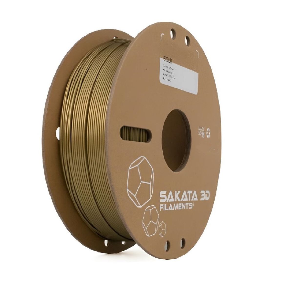 SAKATA 3D - Filamento Sakata PLA Go&Print  Oro 1,75mm 1kg