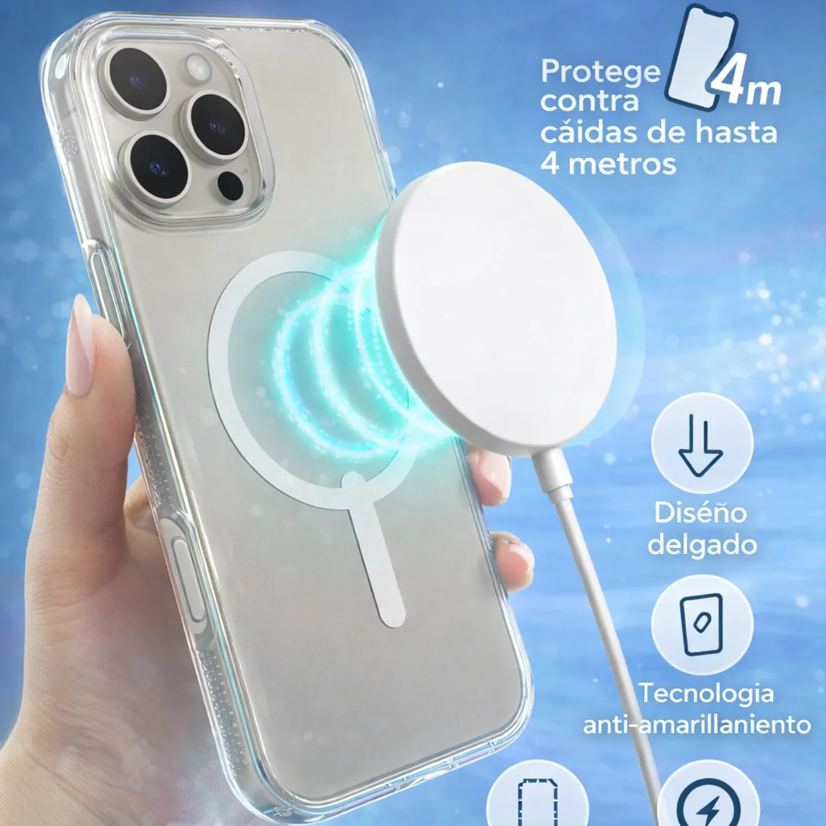 GENERICO - Carcasa Gear4 Crystal Palace para iPhone 16 Pro Max