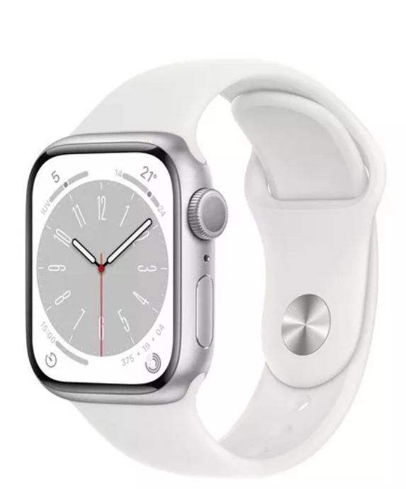 Watch Series 8 GPS 41mm Silver correa Blanca Reacondicionado
