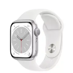 APPLE - Watch Series 8 GPS 41mm Silver correa Blanca Reacondicionado