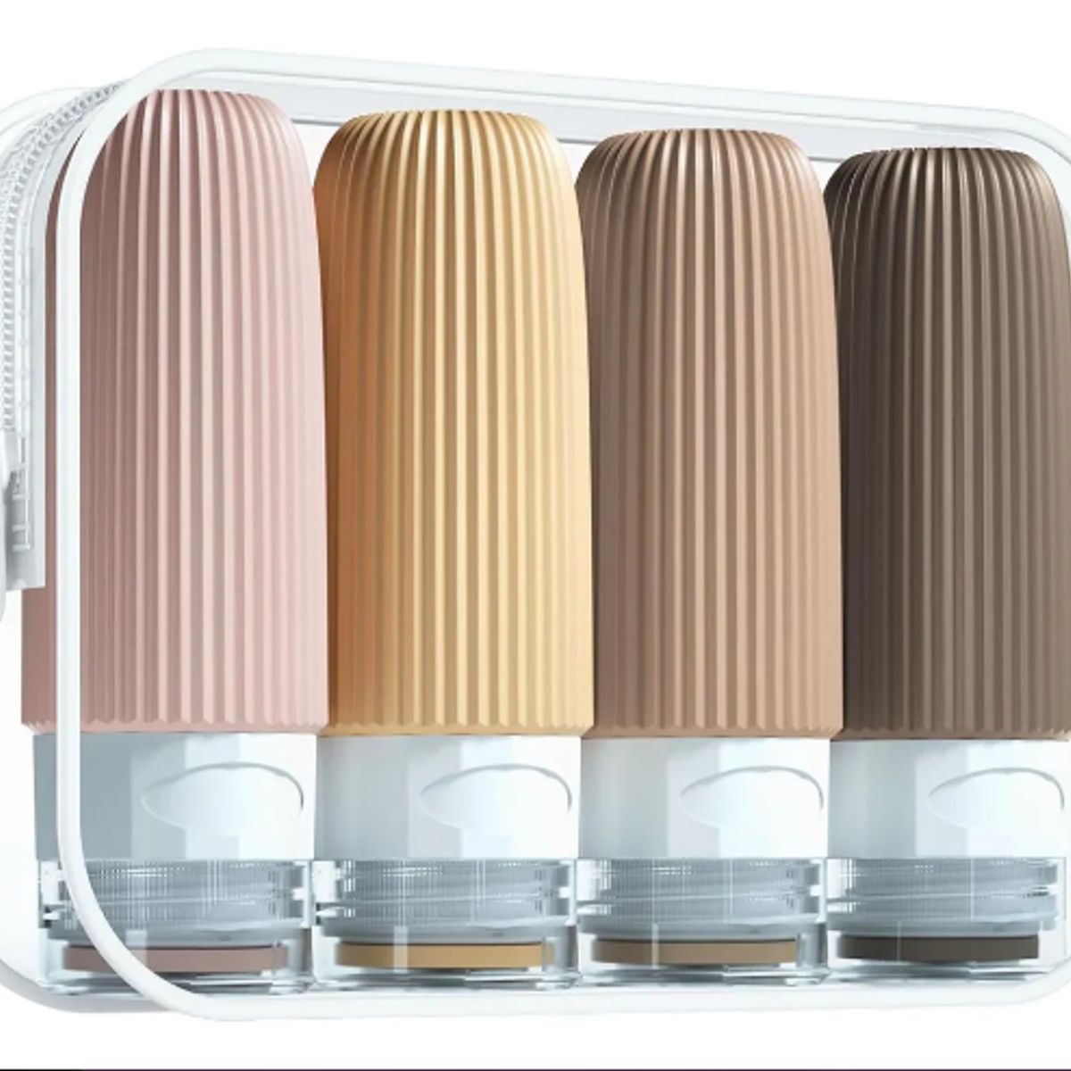 GENERICO - Pack Botellas De Silicona Para Champú Crema De Viaje