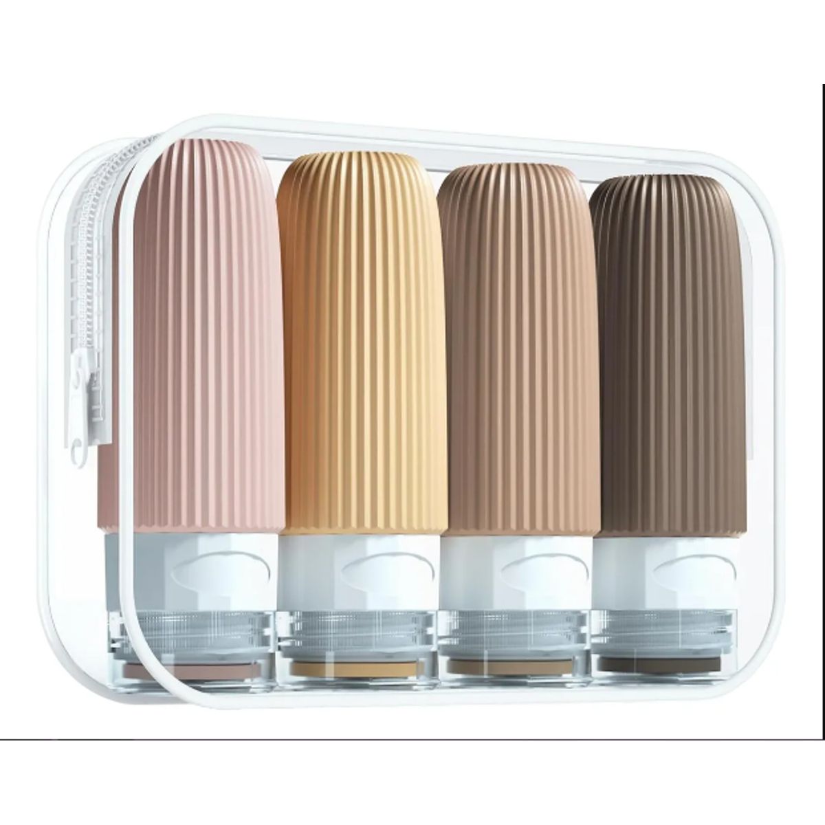 GENERICO - Pack Botellas De Silicona Para Champú Crema De Viaje