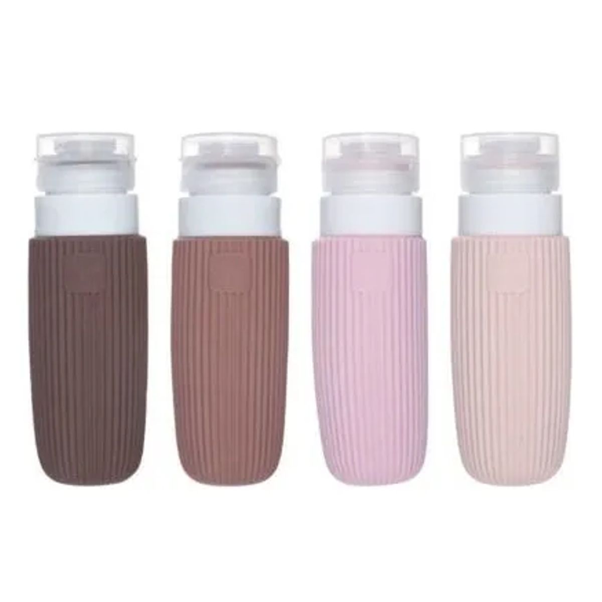 GENERICO - Pack Botellas De Silicona Para Champú Crema De Viaje