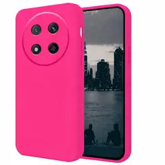 GENERICO - Carcasa Funda Para Honor Magic8 Lite Silicona Fucsia