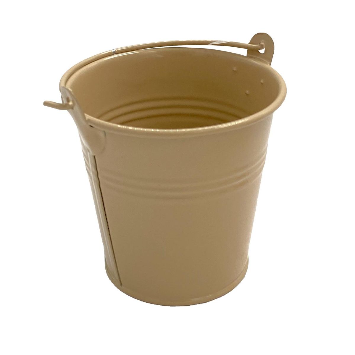 HOMEWELL - Balde de Metal Beige