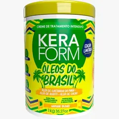 SKAFE COSMETICOS - Crema de Tratamiento Intensivo Keraform Oleos de Brasil 1000 gr