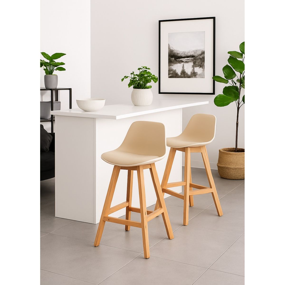 CORI CORI - Pack 2 Taburetes Tulip 75cms