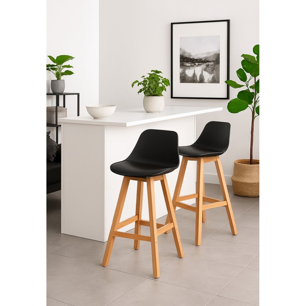 CORI CORI - Pack 2 Taburetes Tulip 75cms