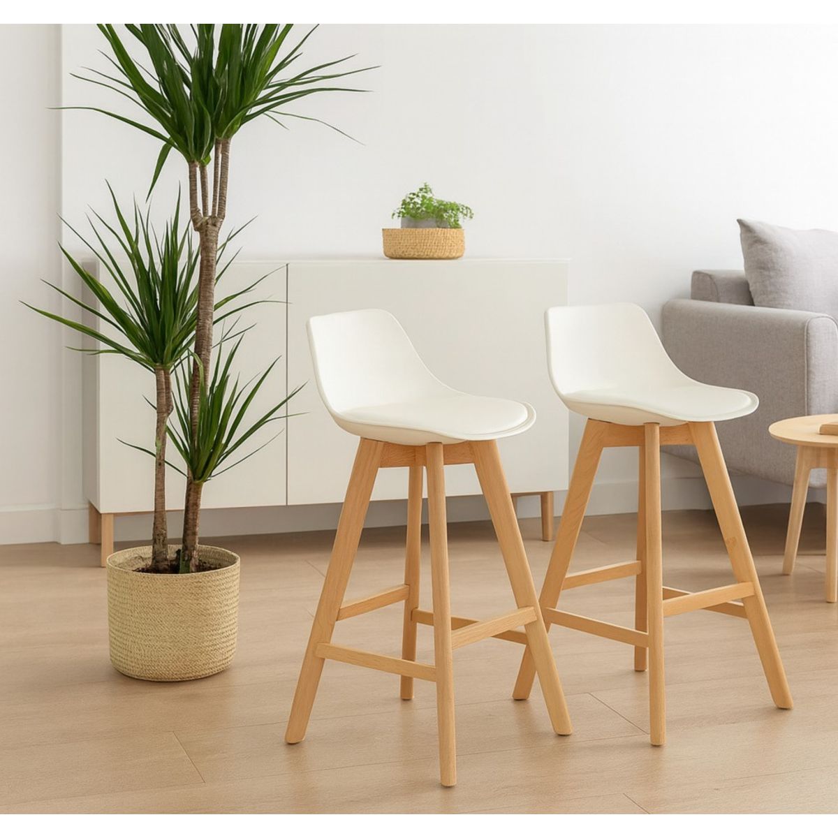 CORI CORI - Pack 2 Taburetes Tulip 75cms