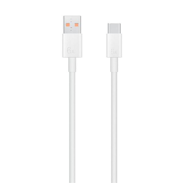 CABLE 6a USB Tipo C 1 Metro- Original Blanco