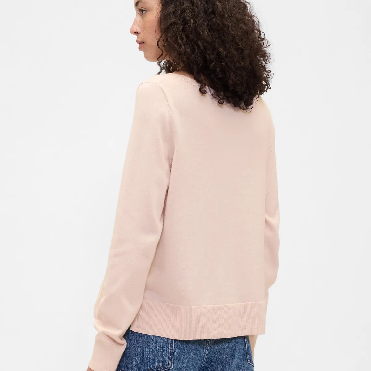 GAP - Sweater Mujer Gap Boatneck Rosado