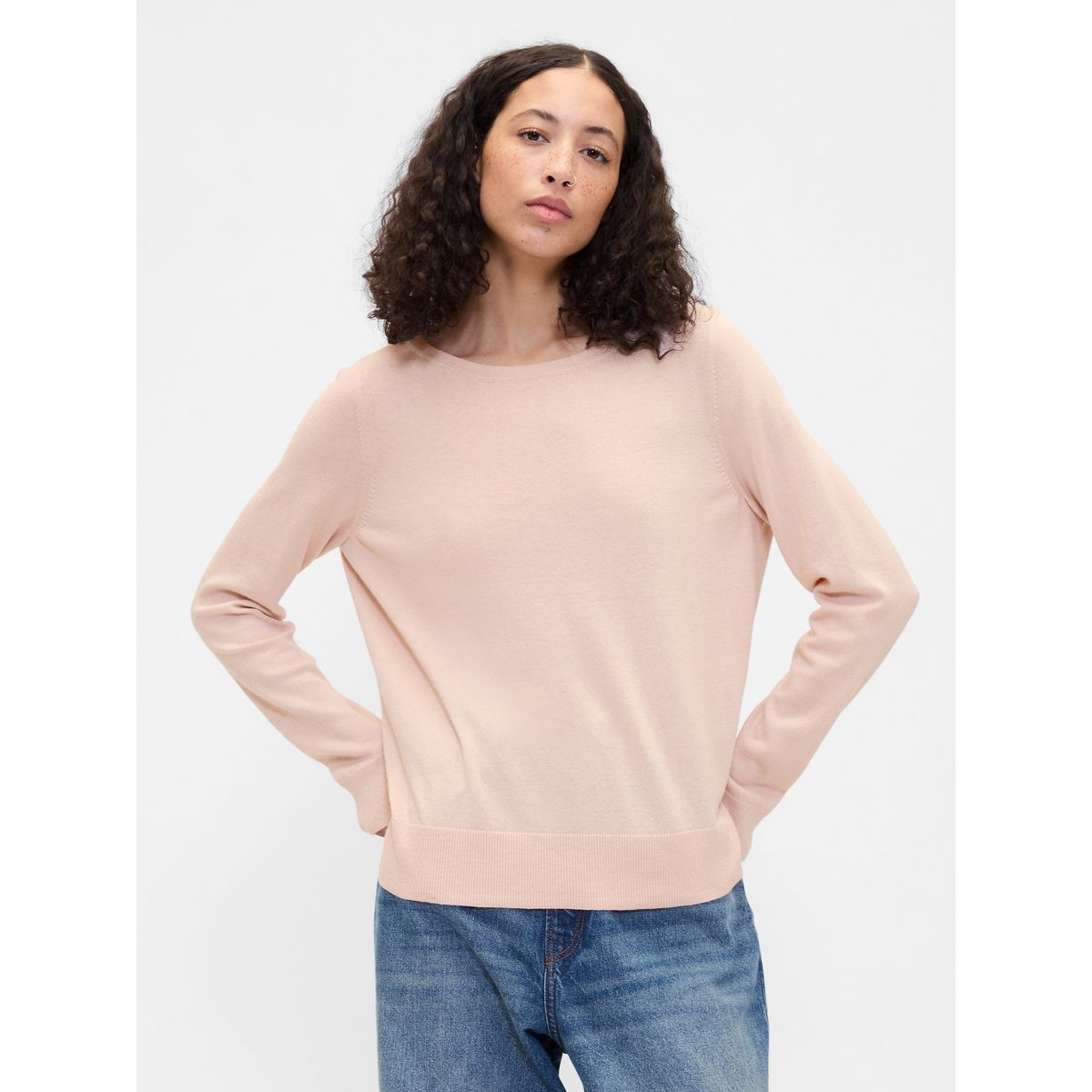 GAP - Sweater Mujer Gap Boatneck Rosado