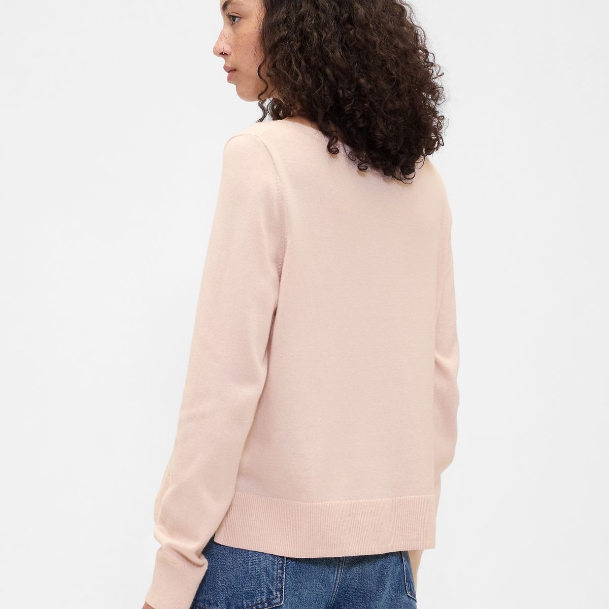 GAP - Sweater Mujer Gap Boatneck Rosado