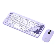 ACER - Mouse Gamer Inalambrico Omw331 Ratón Y Bluetooth Teclado Morado