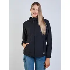 MAUI AND SONS - Cortaviento Amara Negro Mujer