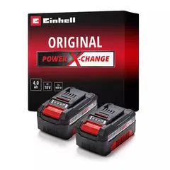 EINHELL - Set 2 Baterías 18V 4.0Ah Power X-Change Twinpack PXC - 4511489