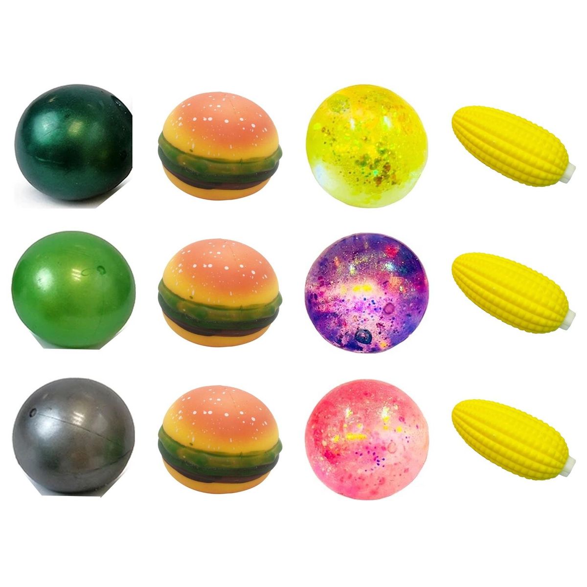 GLAM - Anti Estrés Pack Sensorial 12 Figuras Suaves