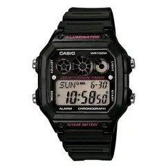 CASIO - RELOJ AE-1300WH-1A2VDF ILLUMINATOR NEGRO HOMBRE
