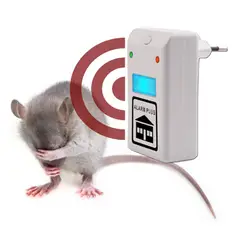 GENERICO - Repelente Electrónico Ahuyenta Ratones Cucarachas Zancudos