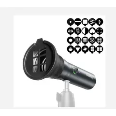 GENERICO - SMALLRIG FLASHLIGHT 4 COLORES RF 10C + 20 PLACAS CON DISEÑO