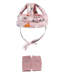 GENERICO - Casco Gorro Protector Anti Golpes Bebe Y Rodilleras