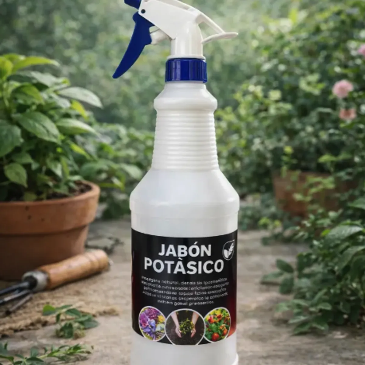 GENERICO - Jabón Potásico - Repelente / Control Ecológico De Plagas 1 L