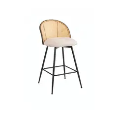 HABITA2 CHILE - Silla de Bar Giratoria de Ratán Marsella