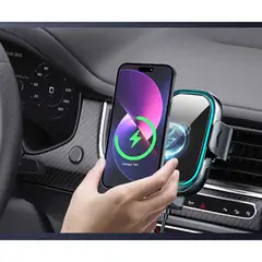 AIWA - Soporte Celular de succion con carga rapida inalambrica awh300w