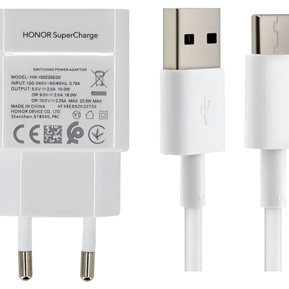 HONOR - Cargador Honor 22w Supercharger Original Blanco
