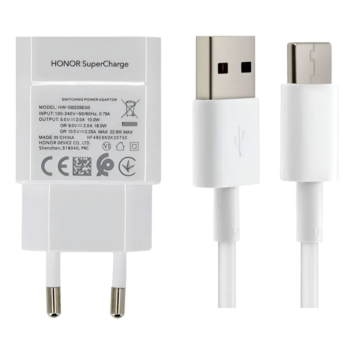 HONOR - Cargador Honor 22w Supercharger Original Blanco