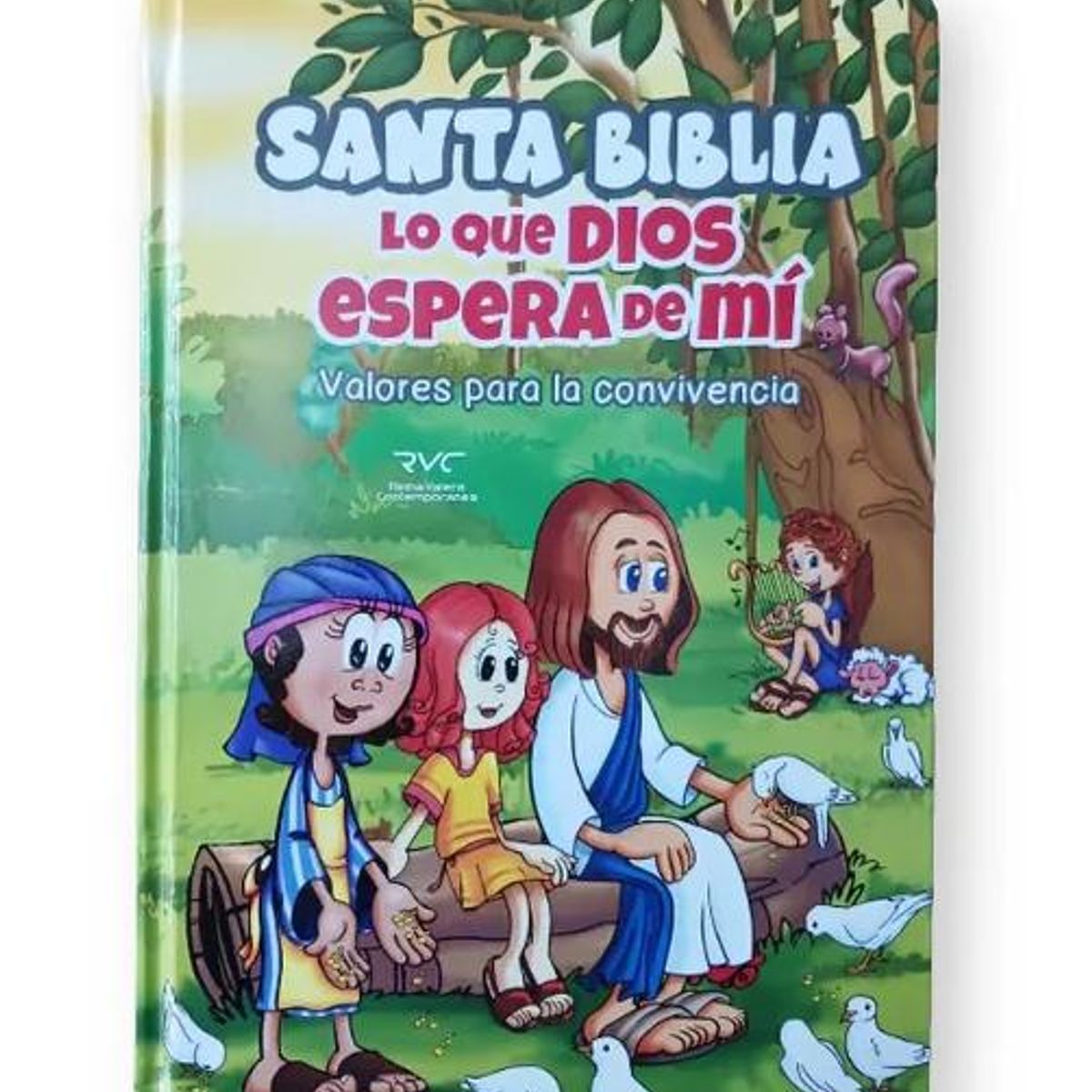 SOCIEDAD BIBLICA CHILENA - Biblia Infantil RVC · Letra Grande · Ilustrada · Canto pintado · Lo que Dios espera de mí