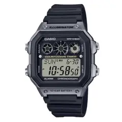 CASIO - RELOJ AE-1300WH-8AVDF ILLUMINATOR GRIS NEGRO HOMBRE
