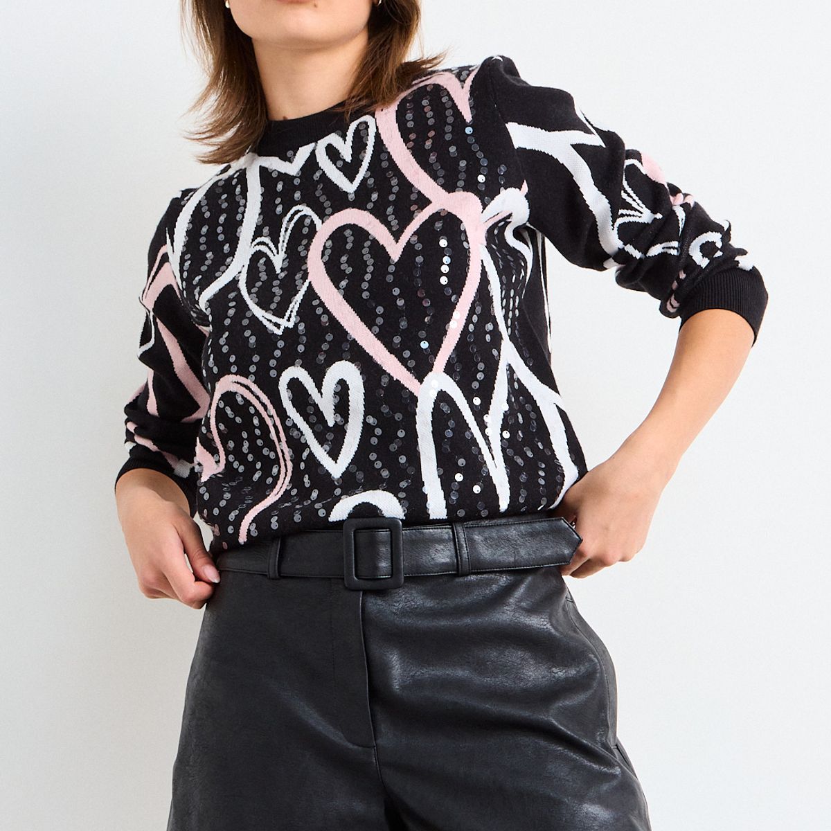 IO - Sweater Fantasia Mujer Negro Io