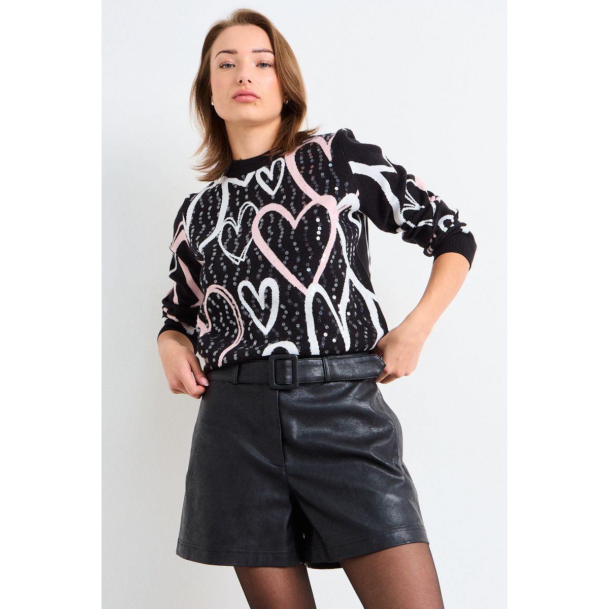 IO - Sweater Fantasia Mujer Negro Io