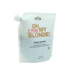 GENERICO - DECOLORANTE AZUL ICONIC BLONDE ITELY + &-PLEX 500G ACLARACIÓN PRECISA TONO CONTROLADO PROT PROF