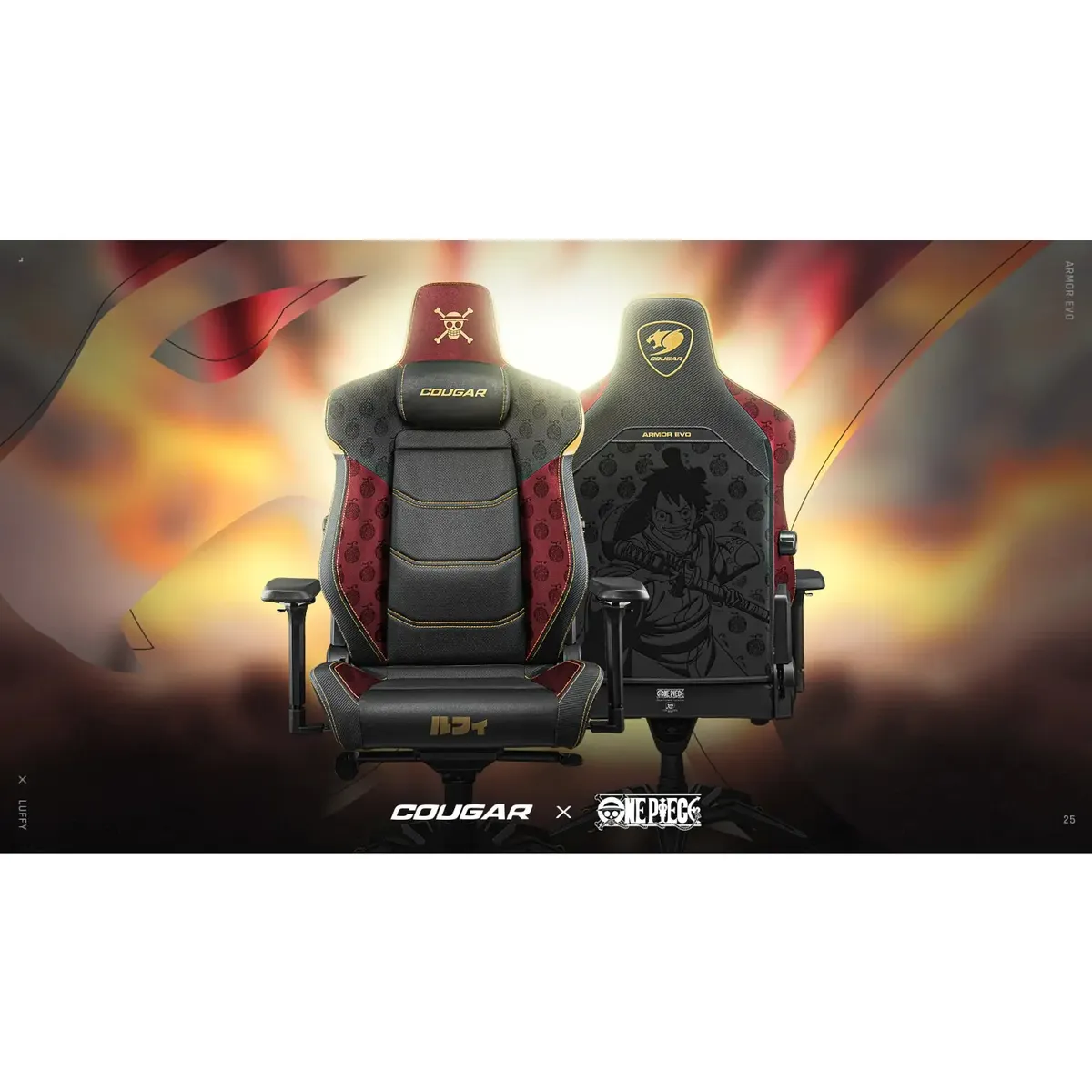 COUGAR - Silla Gamer - Cougar ARMOR EVO - Black - Límite de peso: 160 kg