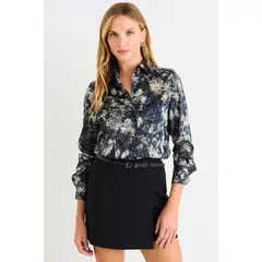 ASH - Blusa Fantasia Mujer Negro