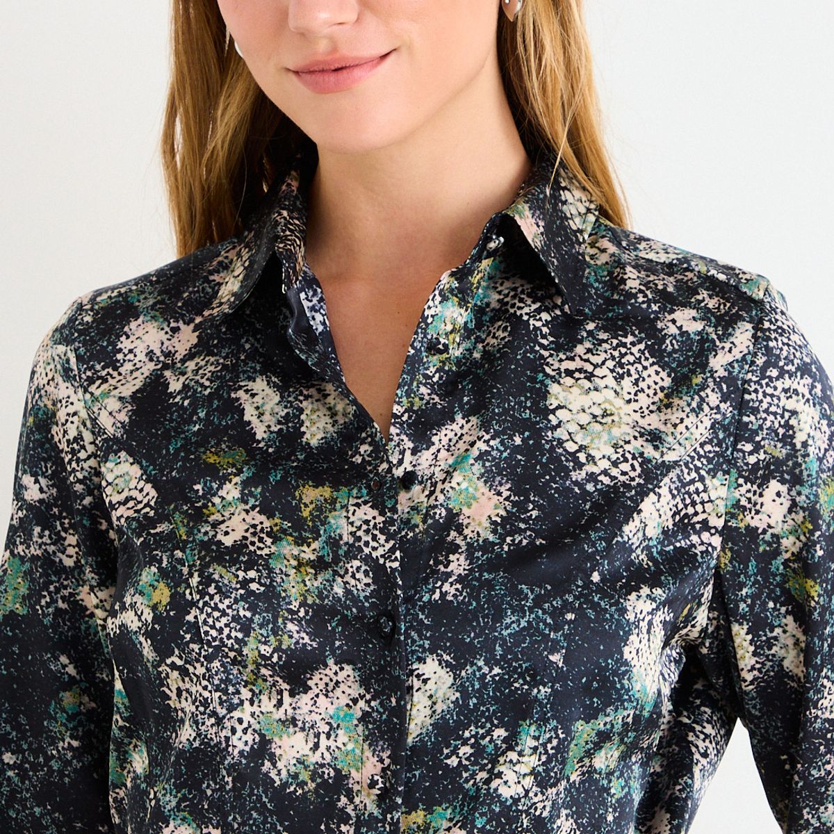 ASH - Blusa Fantasia Mujer Negro Ash