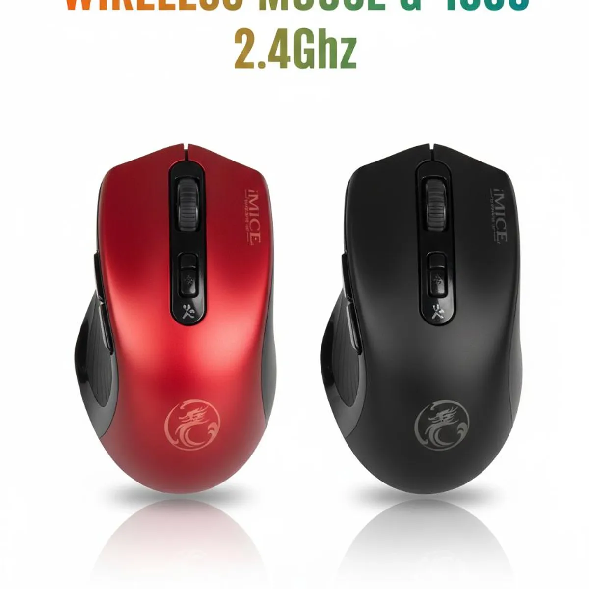IMICE - Mouse Inalámbrico Silent iMICE G-1800 24Ghz Alta Sensibilidad