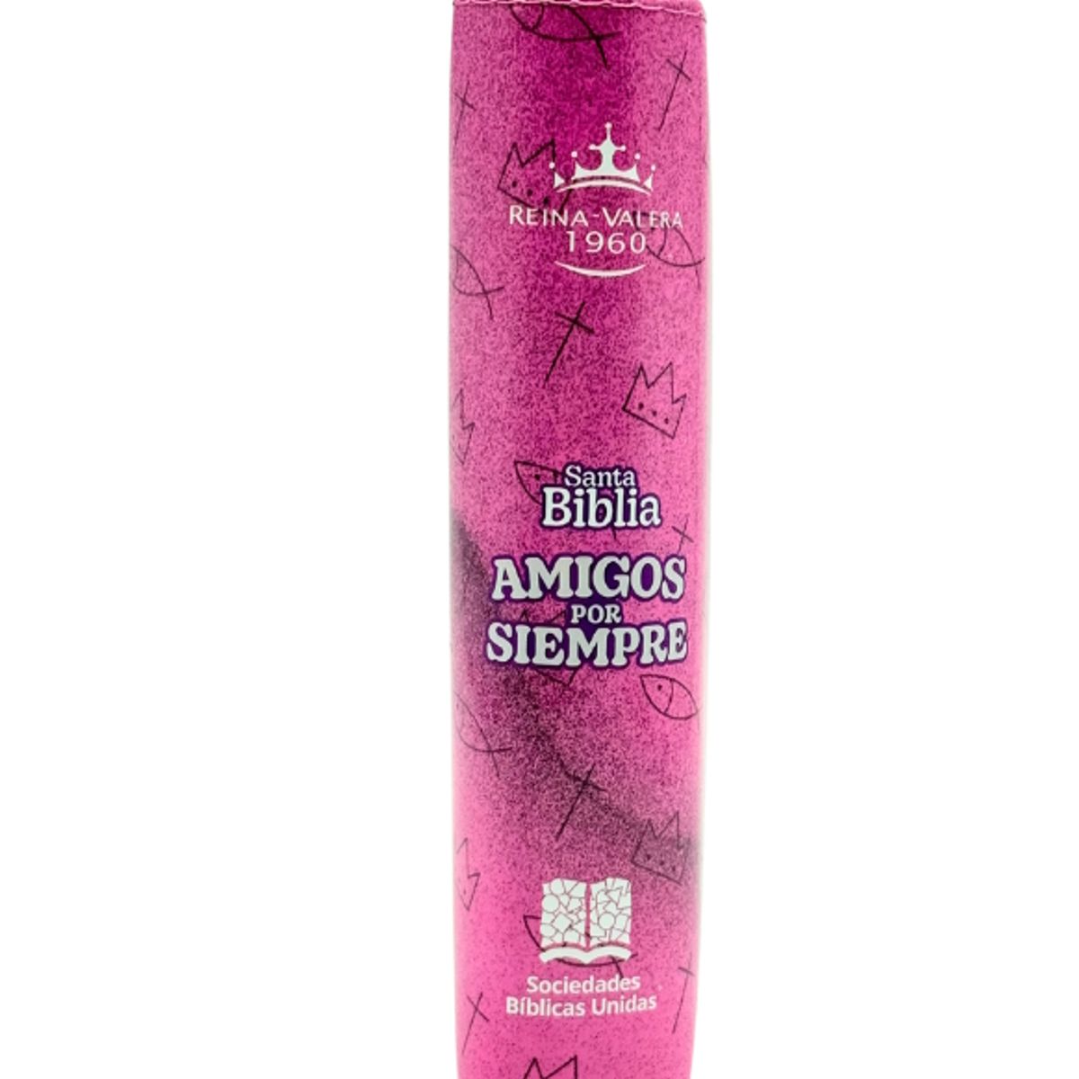 SOCIEDAD BIBLICA CHILENA - Biblia para niños Amigos por Siempre RVR 1960 Cierre Color Rosa