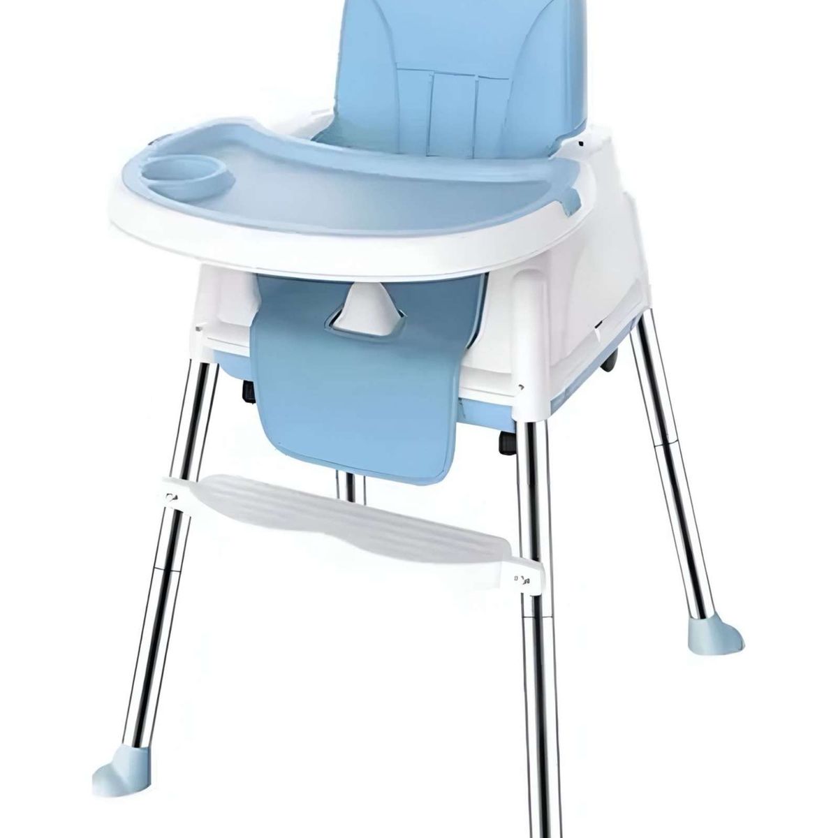 GENERICO - Silla asiento de comer plegable multifuncional 3 en 1 AZUL