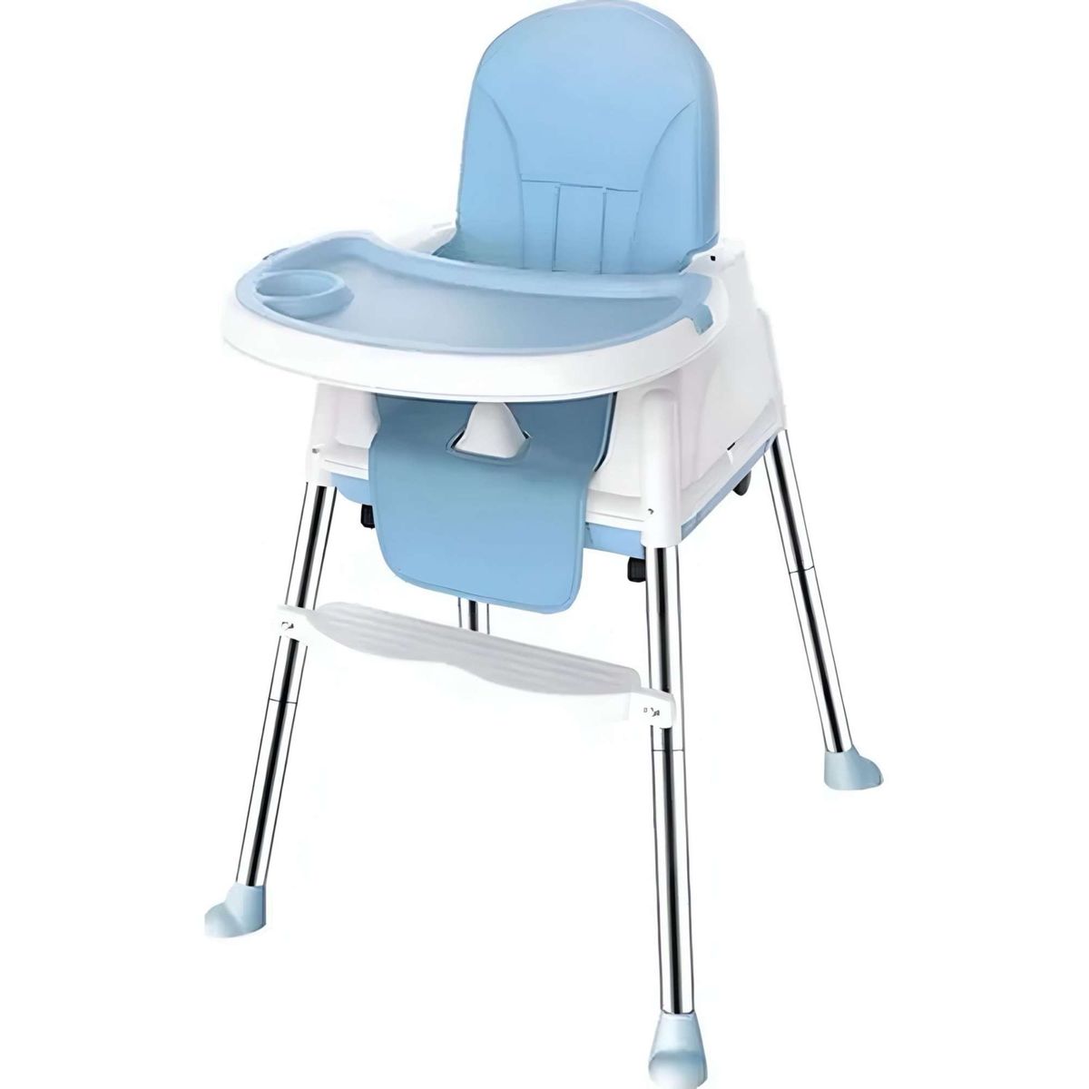GENERICO - Silla asiento de comer plegable multifuncional 3 en 1 AZUL