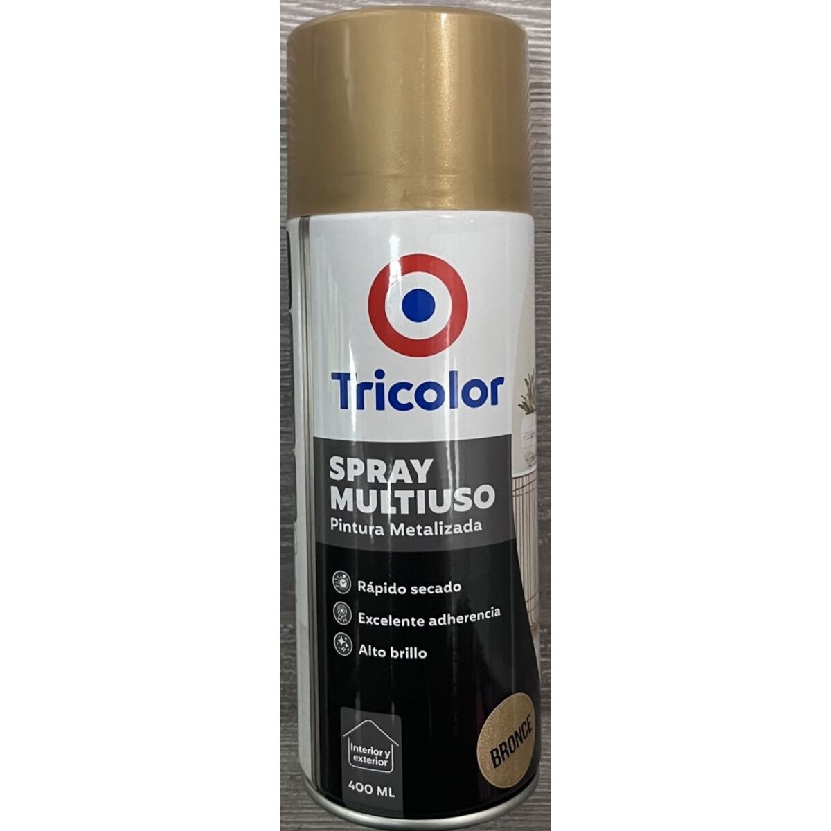 TRICOLOR - SPRAY METALIZADO BRONCE 400ML TRICOLOR