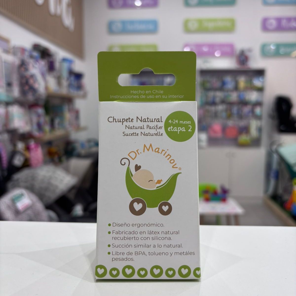 DR MARINOV - Chupete Dr Marinov latex natural etapa 2 4-24meses