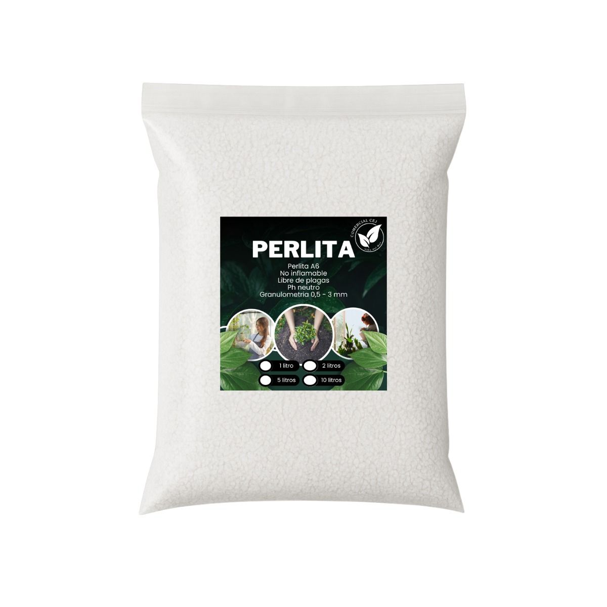 GENERICO - Pack Sustrato Mix premium 5 Lts + Turba 5 Lts + Perlita 5 Lts + Urea 1kg