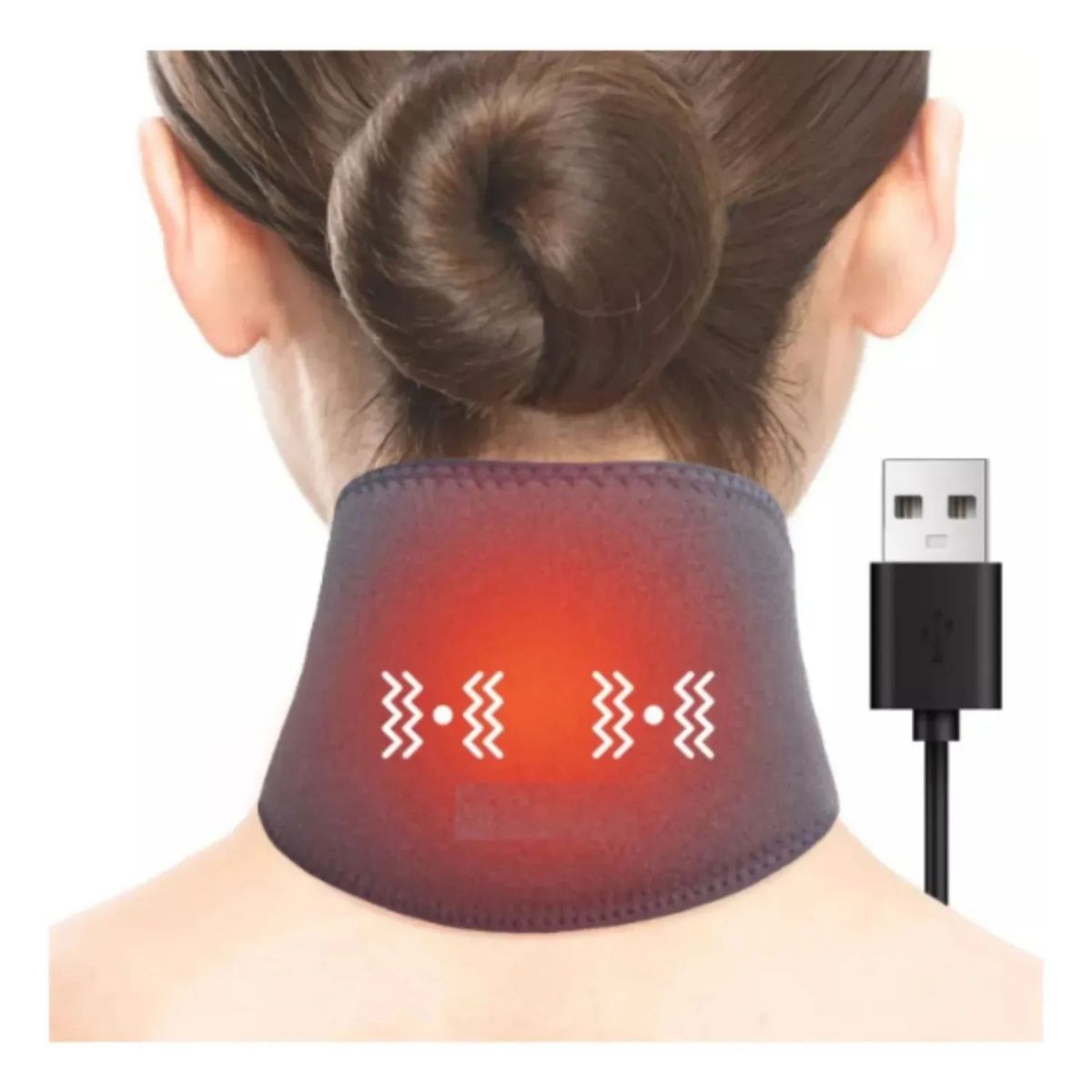 MOVI - MASAJEADOR DE CUELLO CON CALOR 2 EN 1