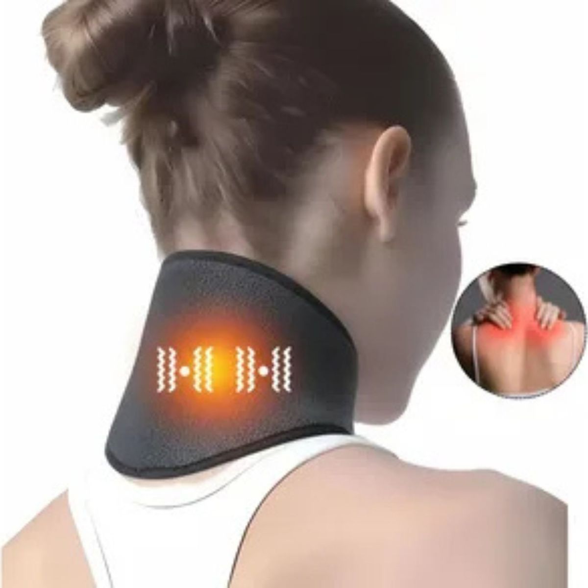 MOVI - MASAJEADOR DE CUELLO CON CALOR 2 EN 1