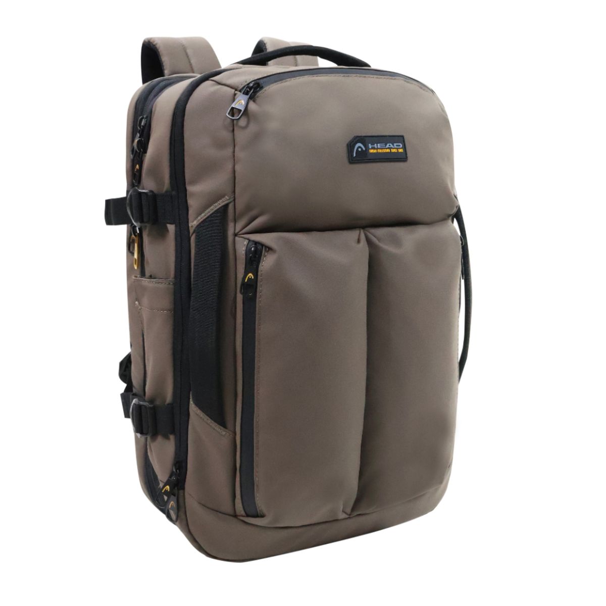 HEAD - Mochila de Viaje Expandible Shark Waterproof Cafe Head