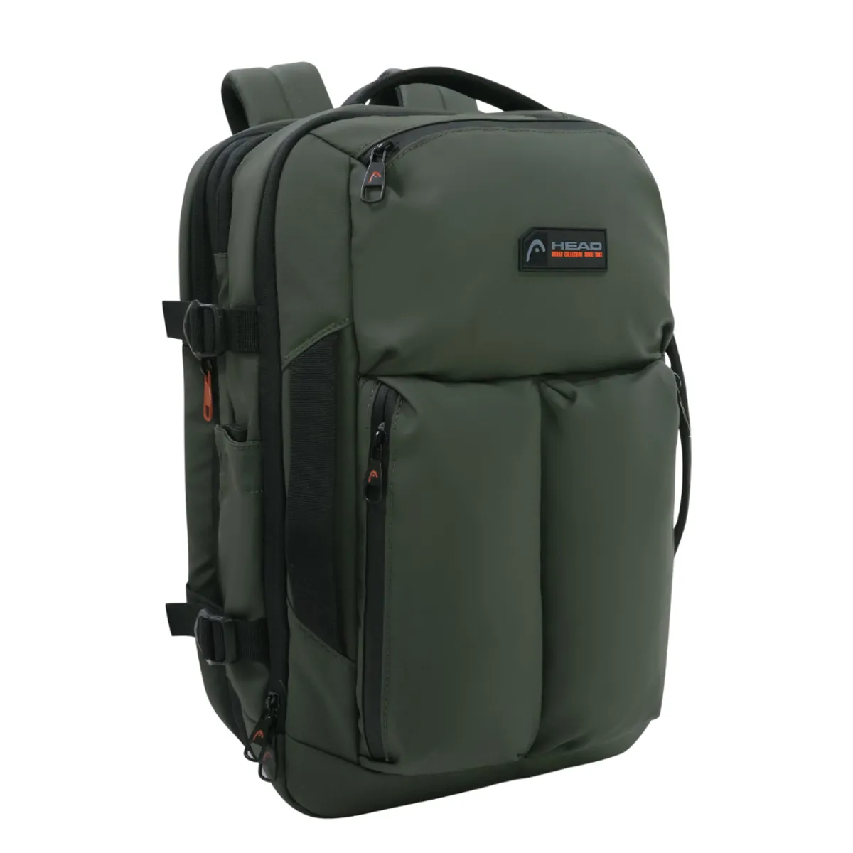HEAD - Mochila de Viaje Expandible Shark Waterproof Verde Head