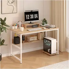 HOMER DESIGN - Escritorio Con Elevador De Monitor Y Organizadores 100x50x72